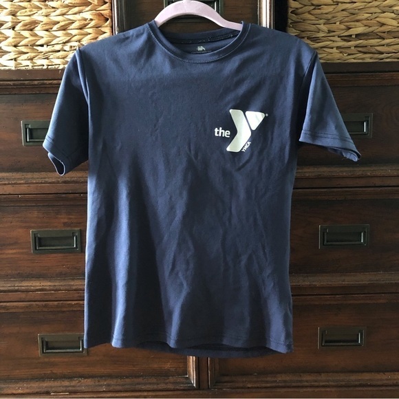 YMCA athletic short sleeve shirt in Youth L - Picture 1 of 3